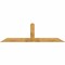Ekena Millwork Portland Rough Sawn Timber Gable Bracket, Western Red Cedar, 96"W x 28"H x 4"D x 6"F, 7/12 Pitch GBW096X28X0406POR00RWR - alternate 1